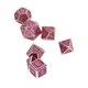 thumbnail image 4 of Dados poliédricos, juego de dados poliédricos de 7 piezas, juego de rol, dados, juego de dados de metal, tecnología de vanguardia, 4 of 8