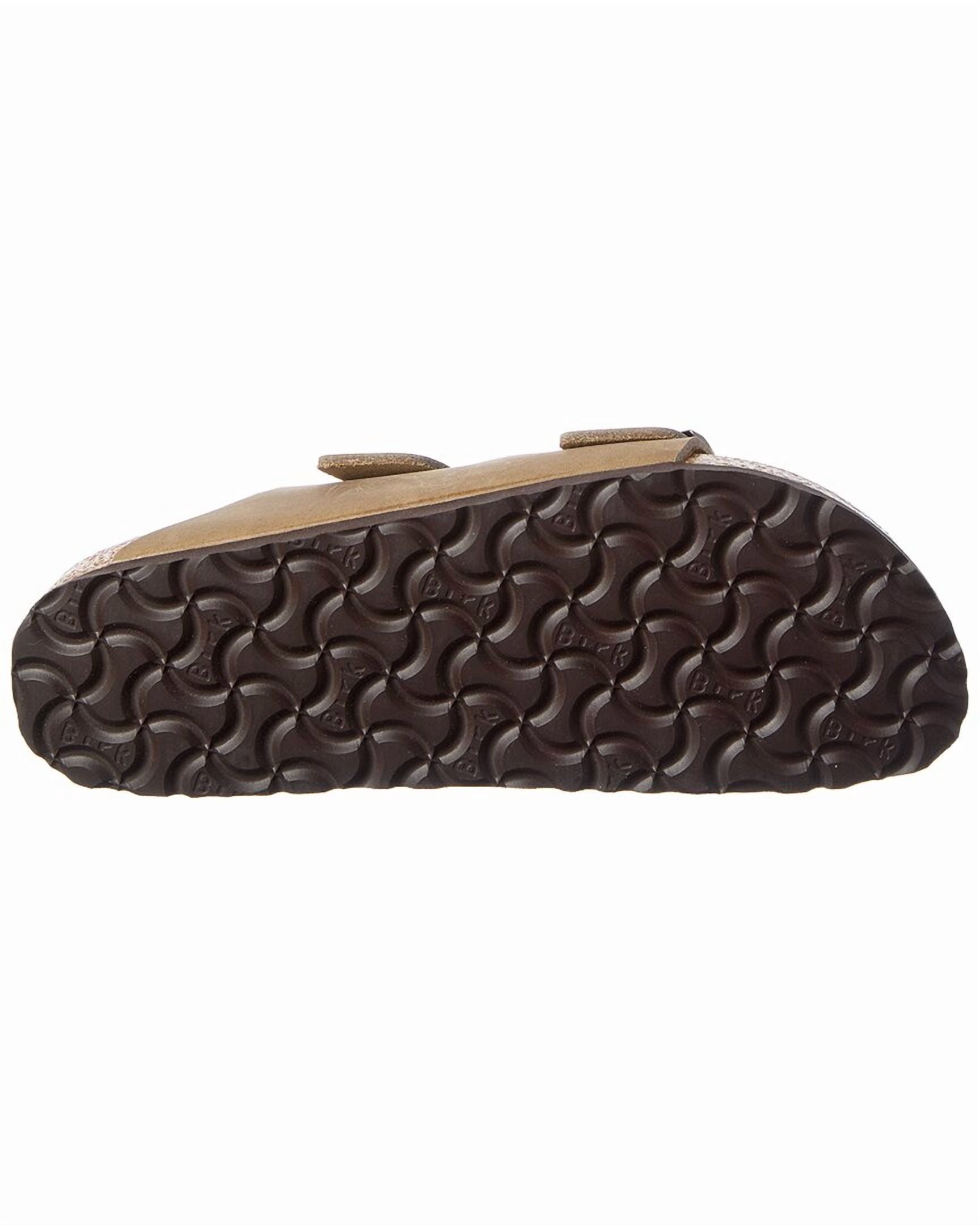 Birkenstock Women's Arizona Soft Footbed Oiled Nubuck Leather Narrow Sandal, 35