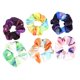 thumbnail image 5 of 3/6 Flower Velvet Bun Hair Scrunchie Band Elástico para Sports Dance Hair Bow Gasa Star Sky jinwen Hair Scrunchies Hairband Mujeres, 5 of 8