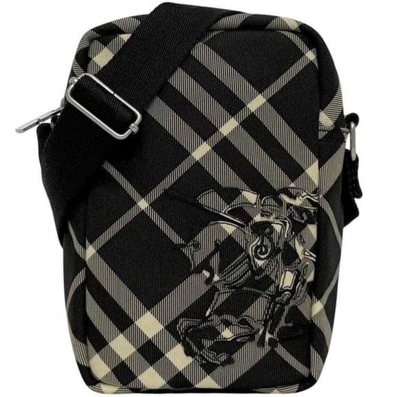Pre-Owned Burberry Shoulder Bag ec-24877 Black Classic Check 8097636 Unused Canvas...