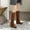 Brown, variant on Winter Boots for Women Mid Calf Non Slip Warm Buckle Shoes,Boots Size 4.5