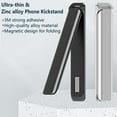 thumbnail image 2 of Support de Cellulaire en Aluminium Vertical et Horizontal Ultra Fin Noir, Support de Cellulaire à Angle Réglable pour Accessoires de Téléphone Intelligent iPhone Samsung, 2 of 5