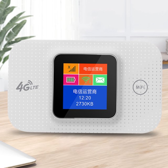 Enrutador 4G Lte Enrutador 4G LTE inalámbrico WiFi módem portátil Mini enrutador de bolsillo para punto de acceso al aire libre Sywqhk Para estrenar