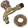 thumbnail image 4 of Grifo de agua de primera calidad de latón duradero Grifo de fregadero de cocina antiguo Mango de metal de bronce, 4 of 5