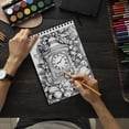 thumbnail image 6 of LBKHOUSE Festive Christmas Coloring Book Spiral Bound for Adults, Premium Cover, 6 of 6