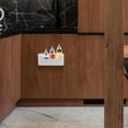 thumbnail image 3 of Organizador de puerta de armario de cocina de pared, caja de almacenamiento adhesiva para refrigerador, organizador de puerta debajo del fregadero, organizador de ducha, 3 of 7