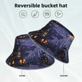 thumbnail image 2 of Balery Mystery House Halloween Night Sombreros para el sol para hombre y mujer, sombrero de pescador con UPF 50+, 2 of 6