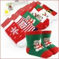 thumbnail image 1 of 1 par de calcetines de algodón de invierno para bebés y niños, calcetines para niños, Terry, copo de nieve, alce, Papá Noel, oso de Navidad, regalo, ropa barata, 1 of 5