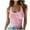Pink, variant on Wyobmus Womens Sleeveless Tank Top Slim Fitted Scoop Neck Ribbed Knit Basic Cami Shirts Summer Casual Workout Tees D-Pink