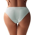 thumbnail image 3 of Xijirk Panties for Women,Fashion Low Waist Underwear Striped Briefs Comfortable Panties Soft Fabric for Daily Casual Wear,Womens Underwear,Grey,L, 3 of 6