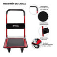 thumbnail image 4 of Carrito Plegable De Carga Bloosom Plataforma Diablito Patin De Acero Rojo, 4 of 4