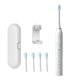 thumbnail image 2 of XWSHYW Electrodomésticos Cabezales de Cepillo, 6 Engranajes con Soporte y Estuche de Viaje, Cepillo de Dientes Modelo de Carga Usb, Cepillo de Cerdas Suaves con Sonido de Carga Completamente Automáti, 2 of 6