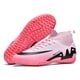 thumbnail image 3 of Botas de fútbol de moda de color rosa para hombre, calcetines ligeros profesionales, zapatos de fútbol para hombre, botas de fútbol originales antideslizantes para exteriores para hombre, 3 of 5