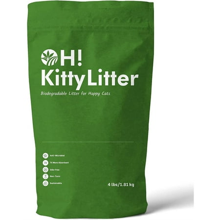 UPC: 0860003276808 | Oley Hemp Cat Litter – All Natural Clay Alternative Litter 4 Pound Bag