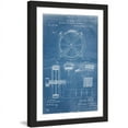 thumbnail image 2 of "Tesla Arc Lamp 1891 Blueprint" Framed Painting Print, 2 of 4