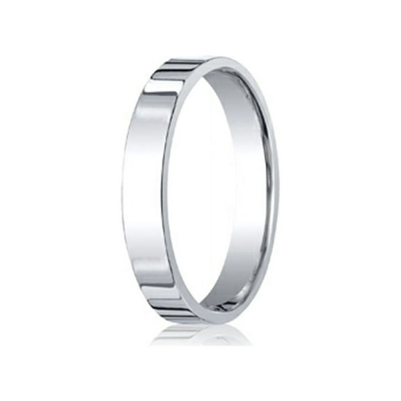 Benchmark� Platinum 4.0mm Flat Comfort-fit Ring