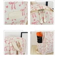thumbnail image 3 of 2026 NEW Bow Backpack 3-Piece Set Cute College Laptop Rucksack for Women Fashion Travel Daypack Back-to-School(01_Beige,30cmx38cmx13cm), 3 of 8