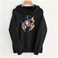 thumbnail image 4 of Ynynloco Halloween Sweatshirt Pullover Top for Women Graphic Long Sleeve Casual Hoodie Fall Daily Wear, 4 of 5