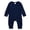 Dark Blue, variant on Wonitaaizi Newborn Summer Baby Boy Girl Rompers Bodysuit Jumpsuit Playsuit One Piece Outfit Clothes(18-24 Months,Dark Blue)