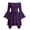 Purple, variant on Iyufng Womens Off The Shoulder Flare Sleeve Corset Dresses Asymmetrical Hem Renaissance Faire Dress Halloween Party Costume