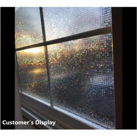 3d Removable Window Films Door Window Sticker 18 X79 Non Adhesive Privacy Frosted Film Static Decorative Stained Glass Window Tint Film Heat Control