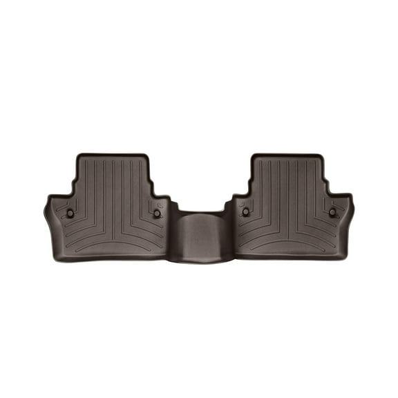 WeatherTech Custom Fit FloorLiners compatible with Volvo XC70, S80 - 2nd Row, Cocoa
