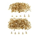 thumbnail image 1 of segolike 400pcs Assorted Color Metal Round Head Brads Paper Craft Scrapbook Fasteners, 1 of 9