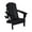 Black, variant on 5 Outdoor Chair With Cup Holder And Mobility Feature 5-level Lounge For Relaxing