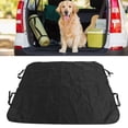 thumbnail image 1 of Pet Seats Cushion, Back Seats Dog Cover Adjustable Strap Buckle Design  For Cars For SUVs For Trucks Black, 1 of 8