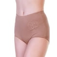 thumbnail image 3 of Angelina Cotton Classic High-Rise Briefs with Embossed Swirl Heart (6-Pack), 3 of 6