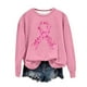 thumbnail image 3 of Ailaofu Breast Cancer Awareness Shirt Women Pink Ribbon Graphic Sweatshirt Breast Cancer Survivor Long Sleeve Shirts Tops, 3 of 3