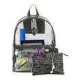 thumbnail image 4 of Eastsport Unisex Childrens Clear Backpack with Pencil Case 2-Piece Set Camo, 4 of 7