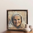 thumbnail image 6 of Elderly Woman Wood Portrait Wooden Sign Wall Plaque - Vintage Art Decoration, Wall Decoration - Ideal Gift For Home Decoration, Living Room, Bathroom, Bedroom, Garden, Dining, Bar, Cafe, Festival P, 6 of 7