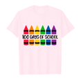thumbnail image 4 of LUOGENLI T-Shirt pour Filles Enfants Mode Décontractée Imprimé Col Rond Ample Manche Courte T-Shirt Haut Maxi Hauts avec Shorts 4-5 Ans, 4 of 4