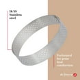 thumbnail image 2 of PERFORATED TART RING, Round, in Stainless Steel, 0.75-Inch high O 5-Inch, 2 of 6