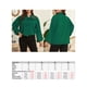thumbnail image 2 of Blusa de talla grande para mujer, corbata de cuello, manga larga, encaje, camisas casuales CACAGOO Cárdigan de mujer, 2 of 7
