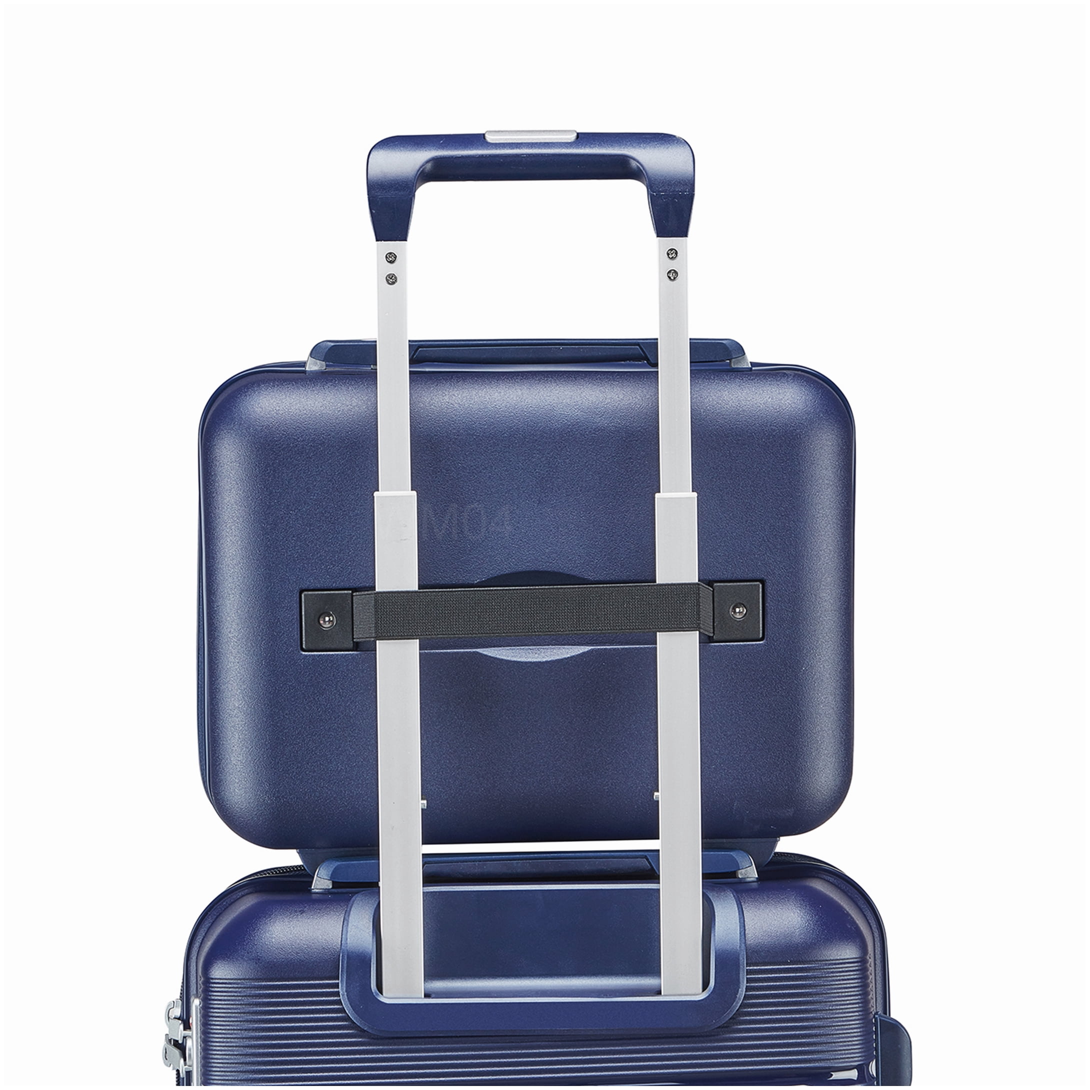 MANGIJOY Navy Blue Expandable Hardshell Suitcase Set of 4, Lightweight Luggage with 360° Spinner Wheels, TSA Lock, and Organized Interior