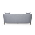 thumbnail image 3 of Noble House Orly Fabric 3 Seater Sofa, Cloud Gray, 3 of 11