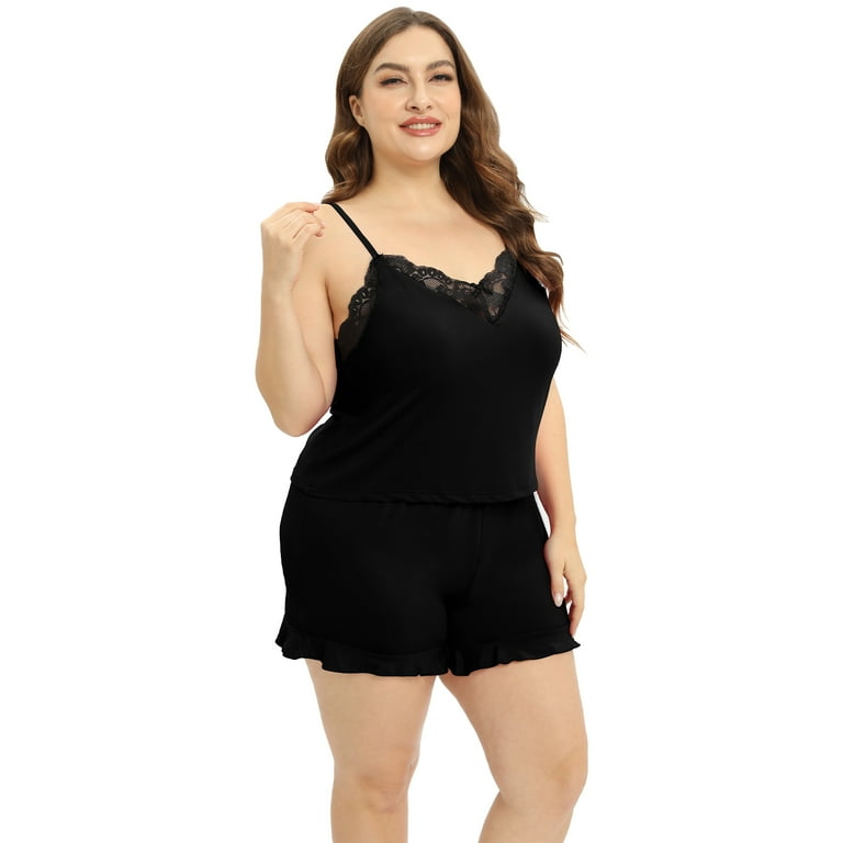 Plus size cami outlet sleep set
