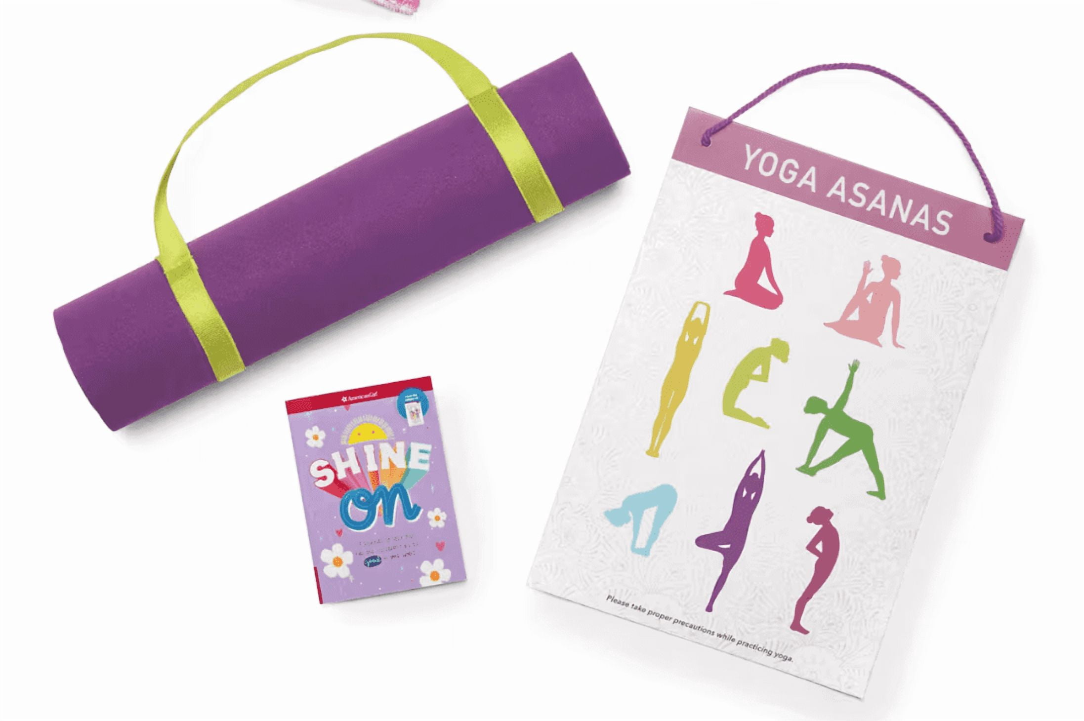 American Girl Girl of The Year Kavi Sharma 18-inch Doll Yoga Accessories Featuring 6 Pieces for Ages 8+