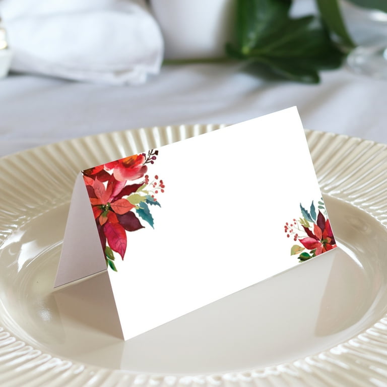 Christmas wedding on sale place cards