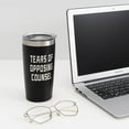 thumbnail image 3 of Tears of Opposing Counsel - Lawyer Gifts for Men Women, Funny Lawyers Appreciation Present for Attorney, Paralegal Law Students Graduation - 20 Ounce Black Engraved Insulated Tumbler, 3 of 5