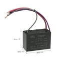 thumbnail image 3 of Capacitor de ventilador de techo CBB61 de 3.5/4/2.5uF 350V CA 4 cables Uxcell 1 paquete, 3 of 7