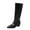 Black, variant on SKIYLEVZ Knee-High Boots for Women Comfort Platform Leather Boots Effortless Booties for Outdoor Winter Adventures Cushioned Insole Slip On Water Resistant Booties