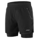 thumbnail image 1 of Men 2 In 1 Running Shorts Quick Drying Breathable Active Training Exercise Jogging Marathon-zzy, 1 of 5