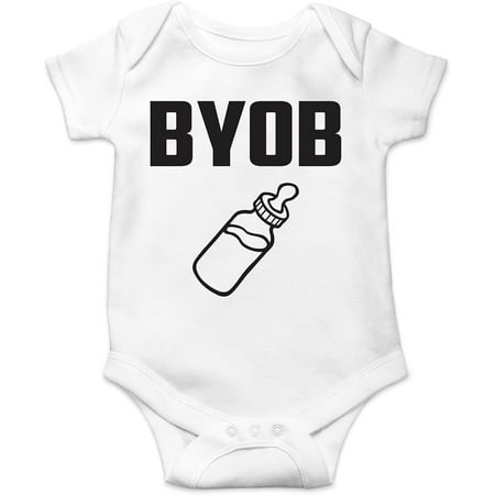 

BYOB Baby Bodysuit Funny Cute Infant Outfit Adorable Romper Clothing Newborn Boys Girls Unisex