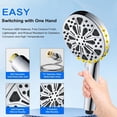thumbnail image 7 of Filtered Shower Head with Handheld, High Pressure 10-Spd Magnetic Handheld Showerhead, Water Softener for Hard Water Remove Chlorine and Harmful Substance, 72" Hose for Tub Pet Bathing, 7 of 7