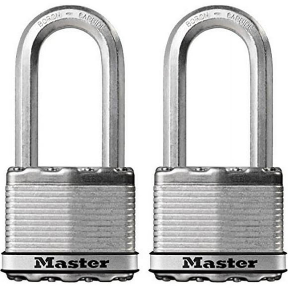 Master Lock 235292 2.5 in. Stainless Steel Laminated Padlock - Pack of 2