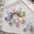 thumbnail image 2 of YUBX Embroidered Pattern Washi Tape Set 10 Rolls Lace Arts Decorative Tapes, 2 of 9