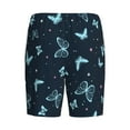 thumbnail image 5 of Gaeub Beautiful Butterflies Printed Men's Short Pajama Pants, Lightweight Lounge & Sleep Bottoms Keep You Cool - Large, 5 of 9